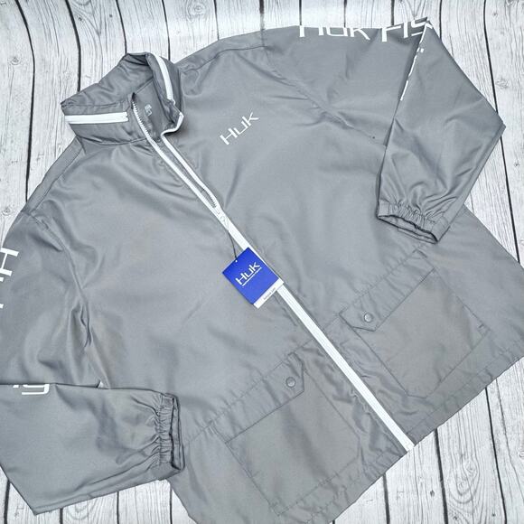 NWT Men’s Huk Performance Breaker Fishing Jacket Size X-Large - Picture 3 of 5